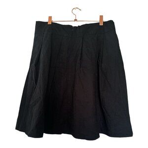 Doki Geki Black Embroidered Tulle skirt knee length A line Size Large